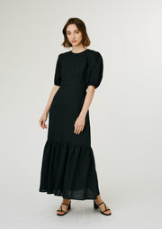 Flora Dress, Black by Jillian Boustred - Ethical