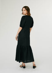Flora Dress, Black by Jillian Boustred - Eco Conscious