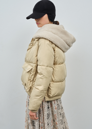 Leicester Puffer Jacket, Sand by Embassy Of Bricks And Logs - Eco Friendly 