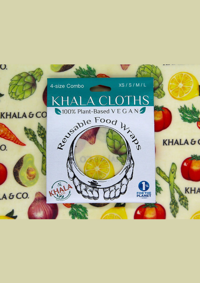 Reuseable Vegan Food Wrap, Garden Harvest by Khala & Co - Sustainable