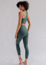 High-Rise Compressive Pocket Leggings, Moss by Girlfriend Collective - Cruelty Free