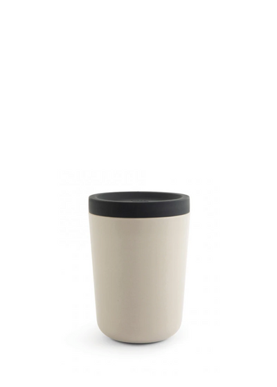 Reusable Coffee Cup 12 OZ, Stone by Ekobo - Sustainable