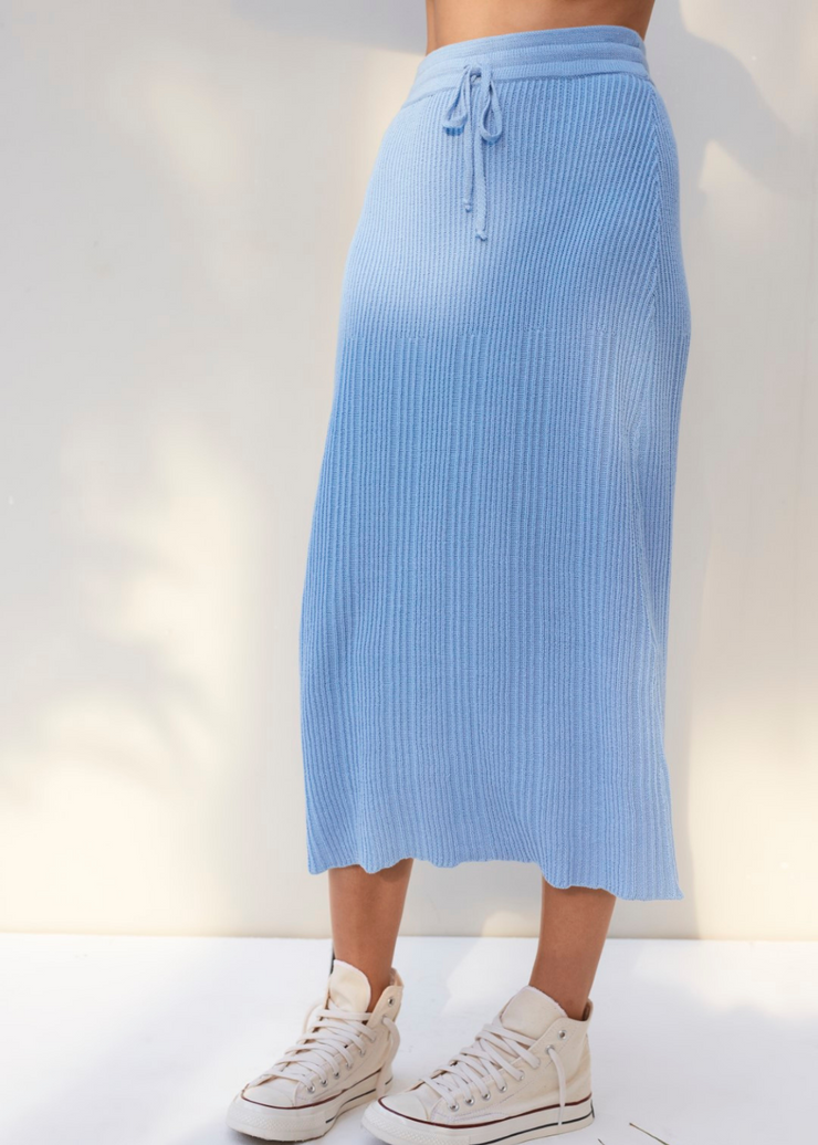 Vada Skirt, Baby Blue by Rue Stiic - Sustainable