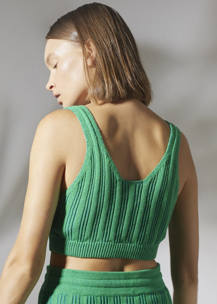 Mabel Bra Top, Pine Green Teal by Rue Stiic - Fair Trade