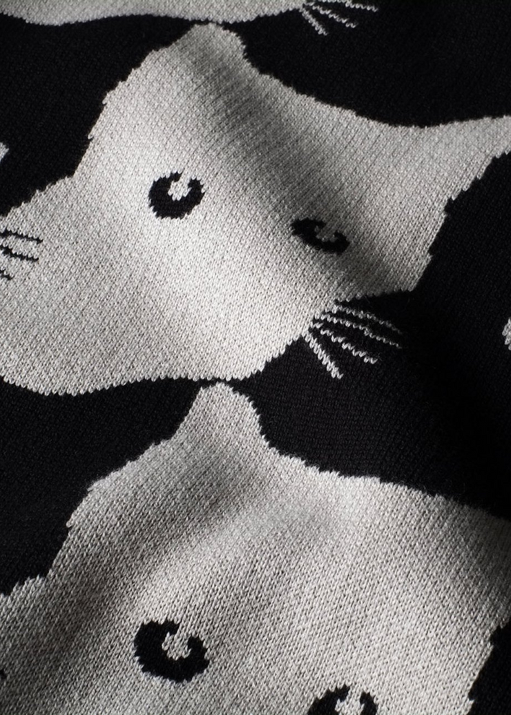 Sweater Arendal Cats, Grey by Dedicated - Cruelty Free