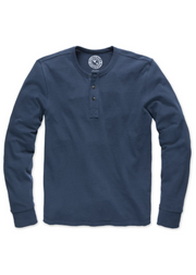 Second Spin Henley, Atlantic Blue by Outerknown - Ethical 