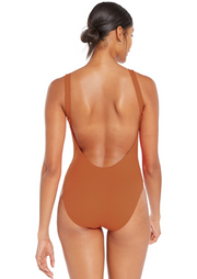 Leah Bodysuit Full, Chai EcoRib by Vitamin A - Vegan