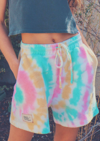 Gratitude Shorts, Tie and Dye by People Of Leisure - Sustainable