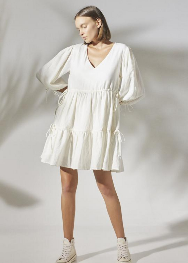 Dress, White by Rue Stiic - Carbon Neutral