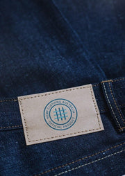 Selvedge Denim Jeans, Indigo Blue-Black by Hemp Clothing Australia - Eco Friendly