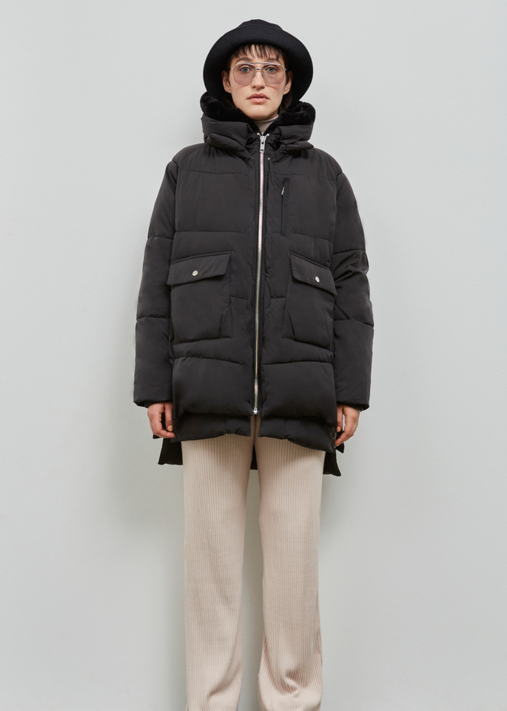 Lyndon Puffer Jacket, Black by Embassy Of Bricks And Logs - Sustainable 