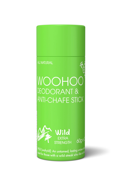 All Natural Deodrant Stick, Wild by Woohoo Body - Sustainable