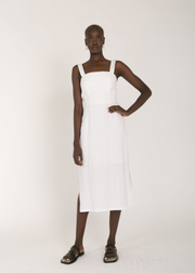 Valerie Dress, White by Jillian Boustred - Sustainable