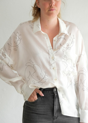 Augusto Blouse, White by Oh Seven Days - Ethical