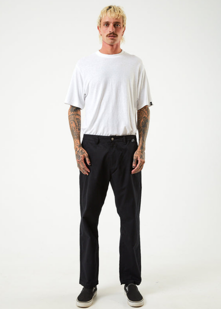 Ninety Twos Relaxed Fit Chinos, Black