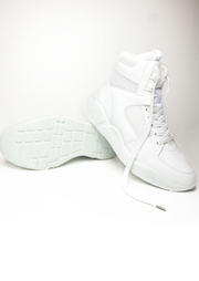 Chicago High Tops, White by Will's Vegan Shoes - Cruelty Free