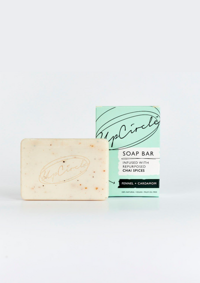 Chai Soap Bar, Fennel + Cardamom by Upcircle Beauty - Sustainable
