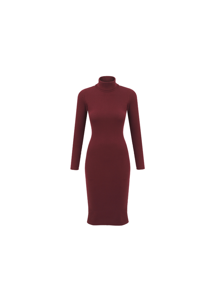 Organic Cotton Dress 02/01, Bordeaux by Nago -  Cruelty Free