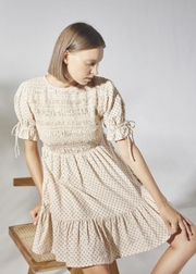 Everly Mini Dress, Vintage Tile by Rue Stiic - Vegan