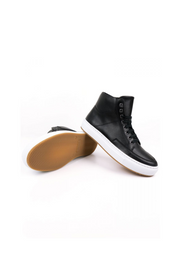 Sneaker Boots, Black by Will's Vegan Shoes - Ethical
