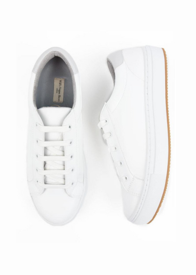 NY Sneakers, White by Will's Vegan Shoes - Sustainable