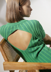 Wren Maxi Knit Dress, Pine Green Teal by Rue Stiic - Fair Trade