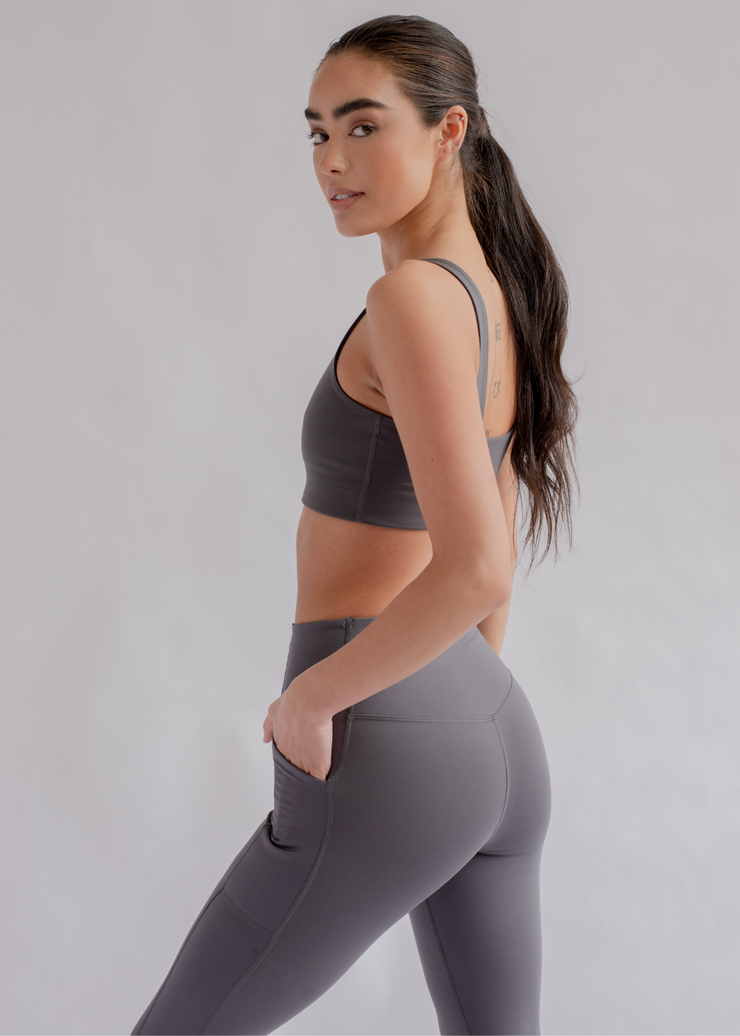 High-Rise Compressive Pocket Leggings, Moon by Girlfriend Collective - Cruelty Free