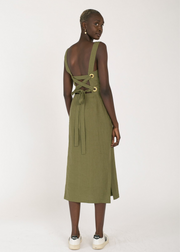 Valerie Dress, Khaki by Jillian Boustred - Eco Friendly