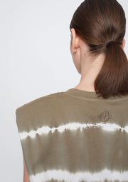Beijing Top Tiedye, Taupe by Just Female - Eco Friendly 