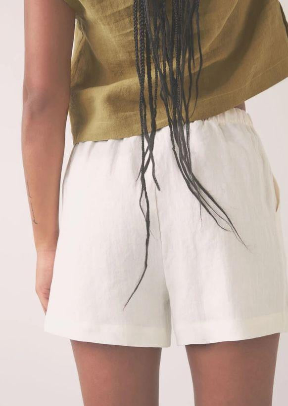 By The Sea Shorts, Ivory by Eve Gravel - Ethical