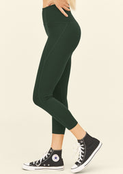 High-Rise Compressive Leggings, Moss by Girlfriend Collective - Carbon Neutral