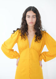 Lola Dress, Saffron by Oh Seven Days - Eco Conscious