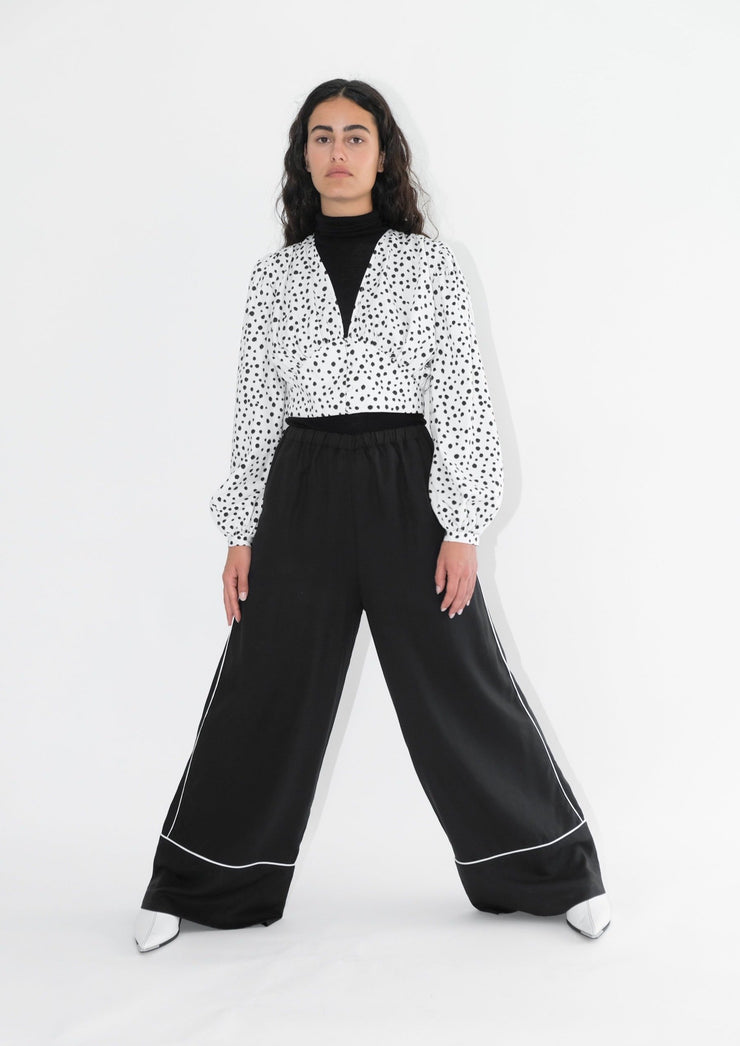All day PJ Trousers, Black by Oh Seven Days - Eco Conscious