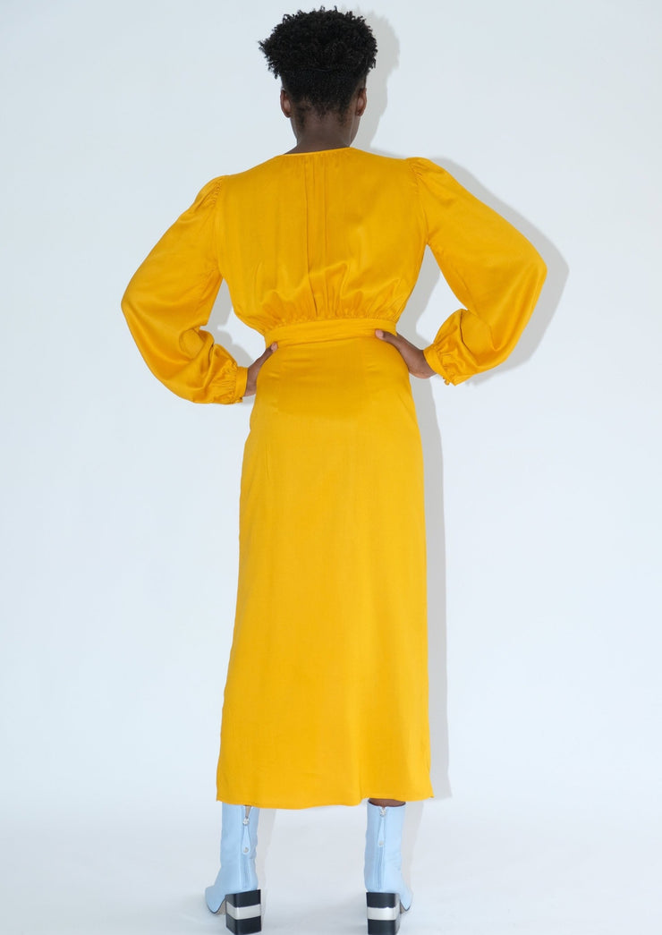 Lola Dress, Saffron by Oh Seven Days - Eco Friendly