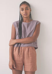 Birds Top, Mauve by Eve Gravel - Sustainable