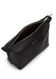 Abbimini Cosmetic Bag, Black Shiny Nickel by Matt & Nat - Eco Friendly