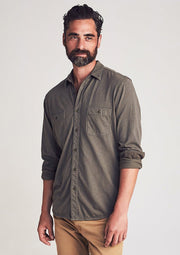 Knit Seasons Shirt, Olive by Faherty - Sustainable