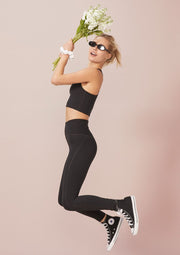 High-Rise Compressive Leggings, Black by Girlfriend Collective - Ethical