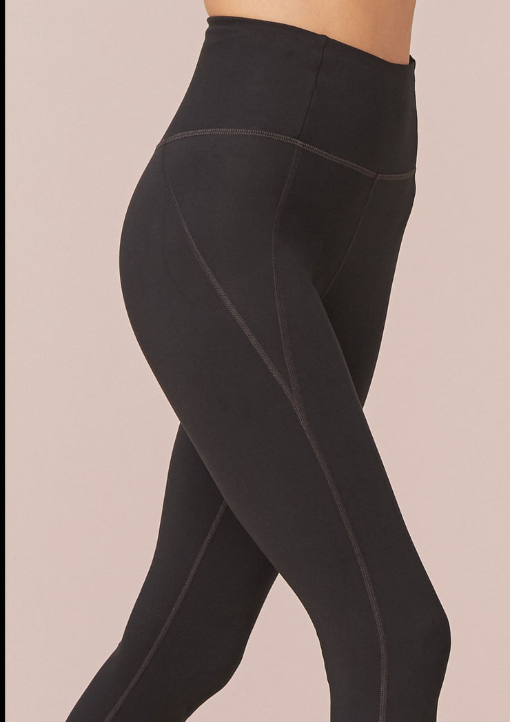 High-Rise Compressive Leggings, Black by Girlfriend Collective - Eco Friendly 