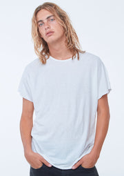Paco Hemp Crew, White by Groceries Apparel - Ethical