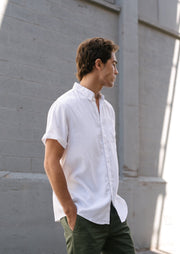 Newtown Shirt , White by Hemp Clothing Australia - Environmentally Friendly