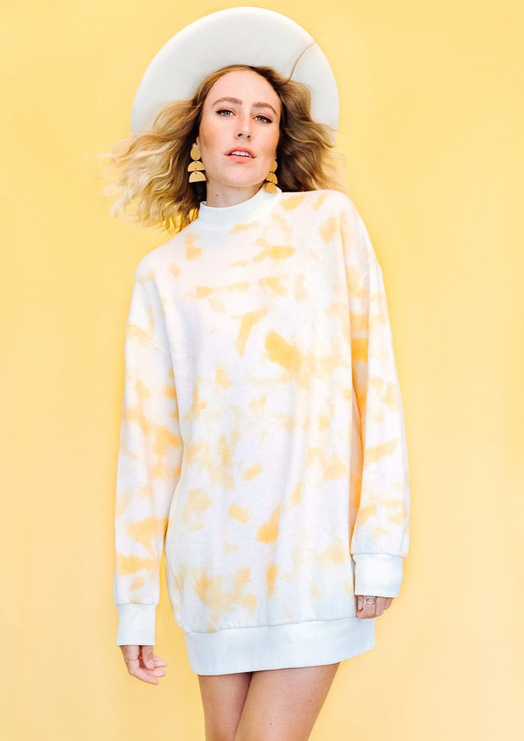 Softie Dress, Gold Dust Tie Dye by Dazey LA - Ethical