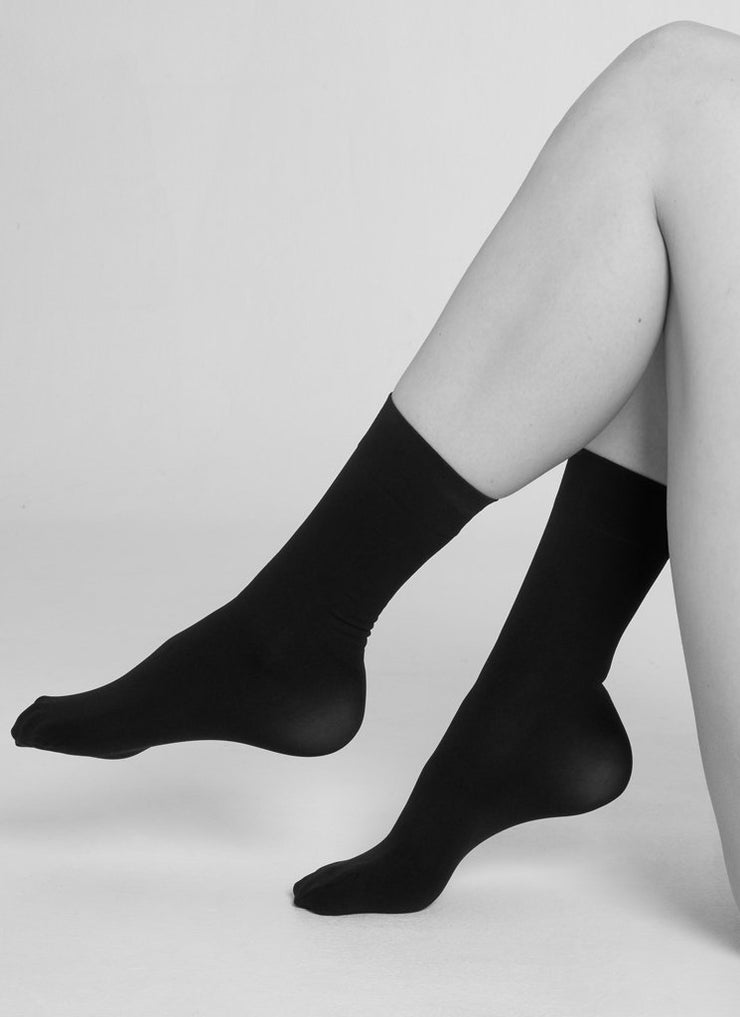 Ingred Premium Socks, Black by Swedish Stockings - Ethical