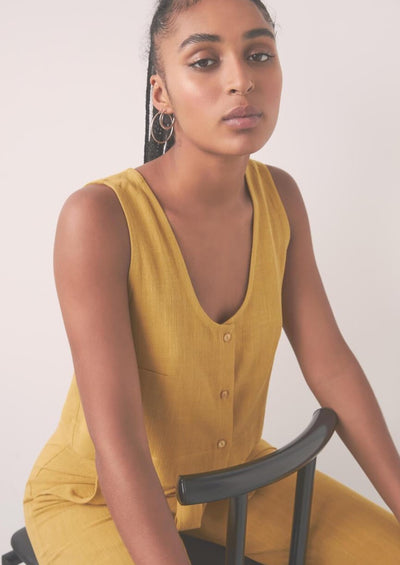 Jade Top, Saffron by Eve Gravel - Sustainable
