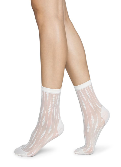 Josefine Drop Socks, White by Swedish Stockings - Sustainable