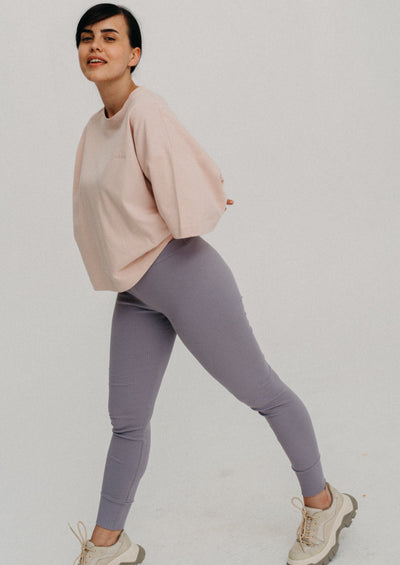 Leggings 07/13, Lilac Grey by Nago - Sustainable
