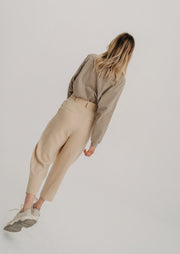 Linen Trousers 10/05, Coastal Sand by Nago - Eco Conscious 