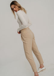 Linen Trousers 10/05, Coastal Sand by Nago - Environmentally Friendly