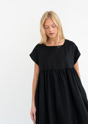 Poppy Linen Dress, Black by Love and Confuse - Eco Friendly
