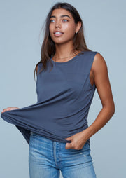 Lazy Tank, Shadow by Groceries Apparel - Fair Trade